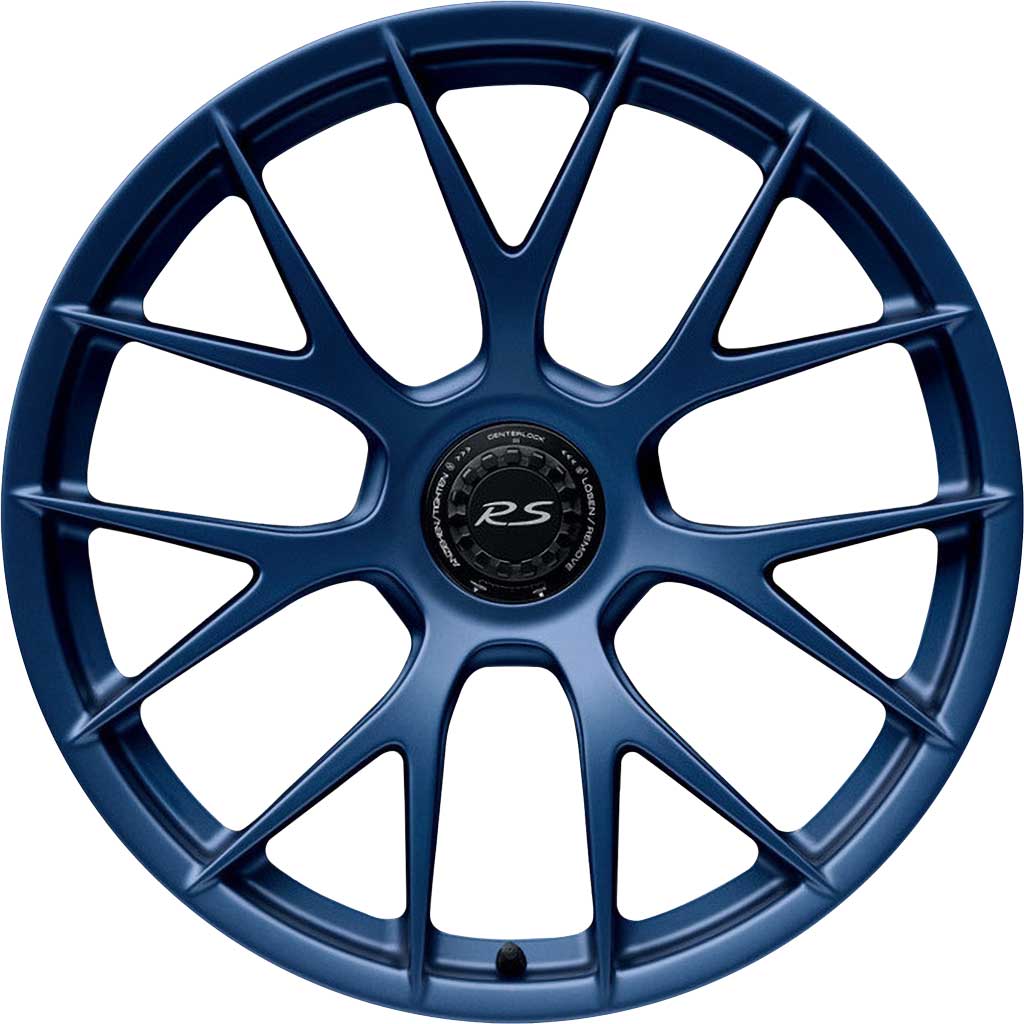 Porsche GT4 RS Magnesium Indigo Blue Alloy Wheel Product Image #1