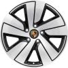 Porsche Taycan S Aero Gloss Black with Bright Turned Wheel Img 1