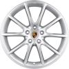 Porsche Cayenne Design III Brilliant Silver Wheel Img 1