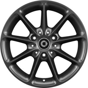 Smart 9 spoke Himalaya Grey (v2) Alloy Wheel - Sizes 15in