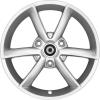 Smart 3 Double Spoke Satin Silver Matt (v1) Wheel Img 1