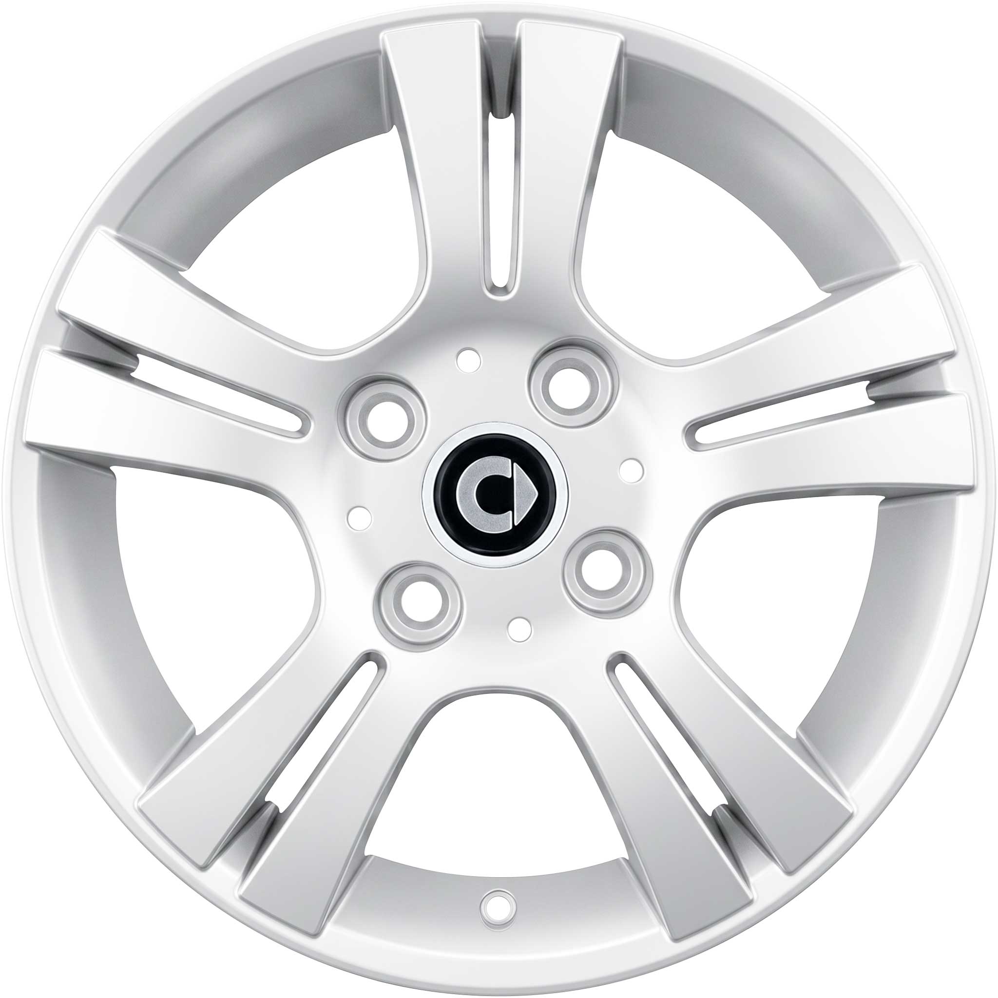 Smart Cutline standard silver Alloy Wheel Product Image #1
