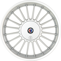 Alpina Classic C95 Silver Alloy Wheel Product Image #1