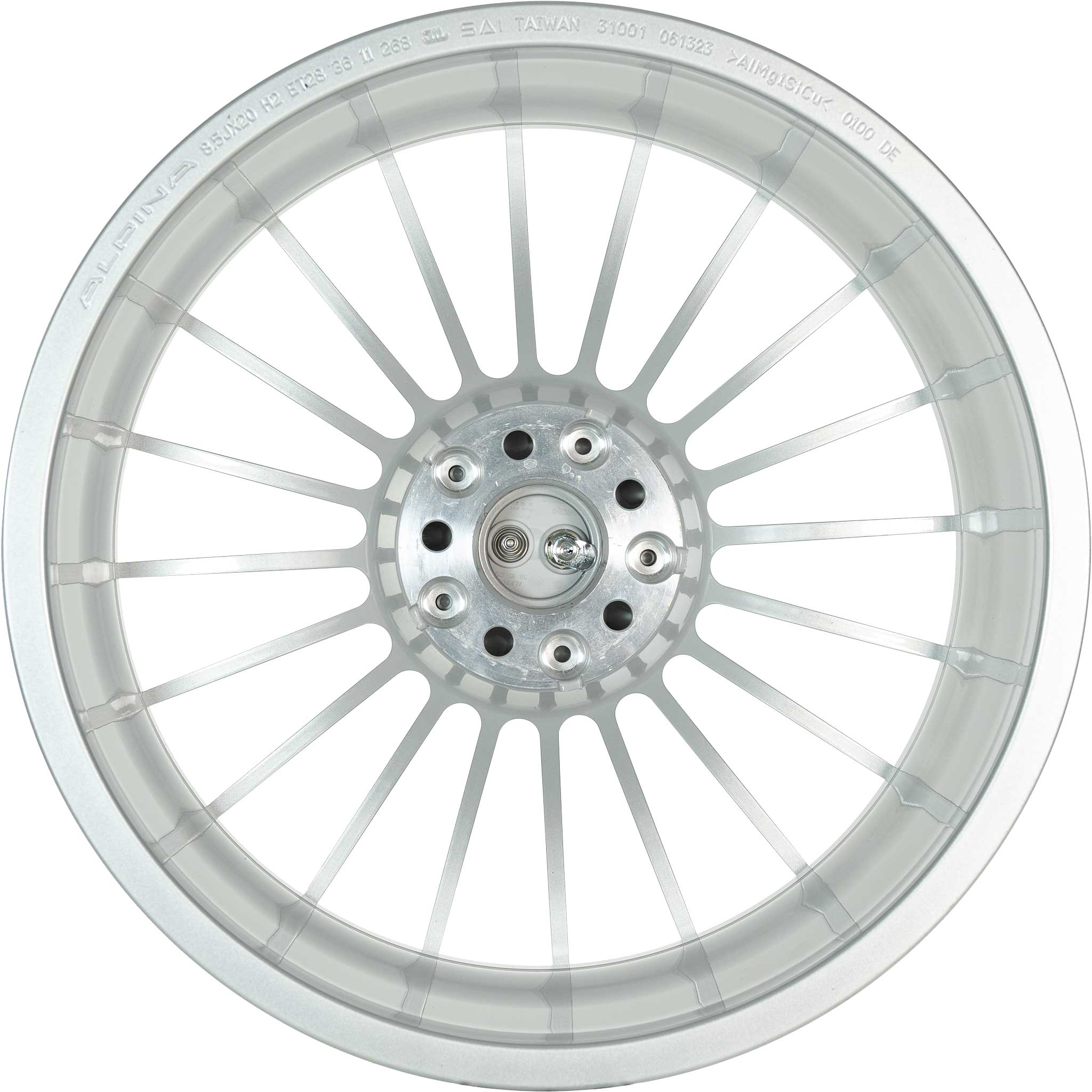 Alpina Classic Forged CS20 Silver Alloy Wheel Product Image #3