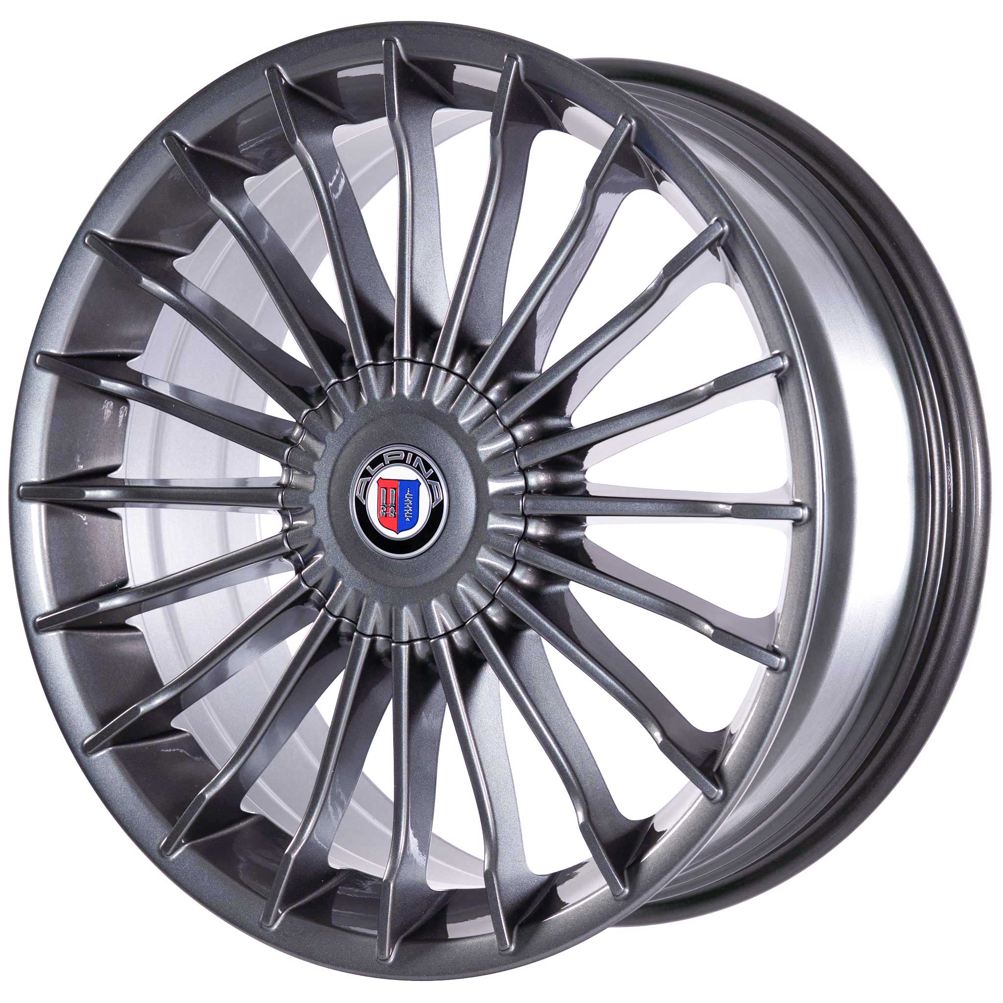 Alpina Classic C16 Himalaya Grey with Polished Spoke Ends Alloy Wheel Product Image #2