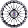 Alpina Classic C16 Himalaya Grey with Polished Spoke Ends Wheel Img 1