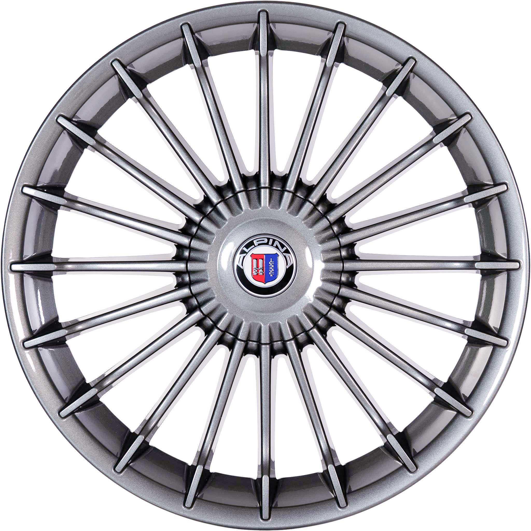 Alpina Classic C16 Himalaya Grey with Polished Spoke Ends Alloy Wheel Product Image #1