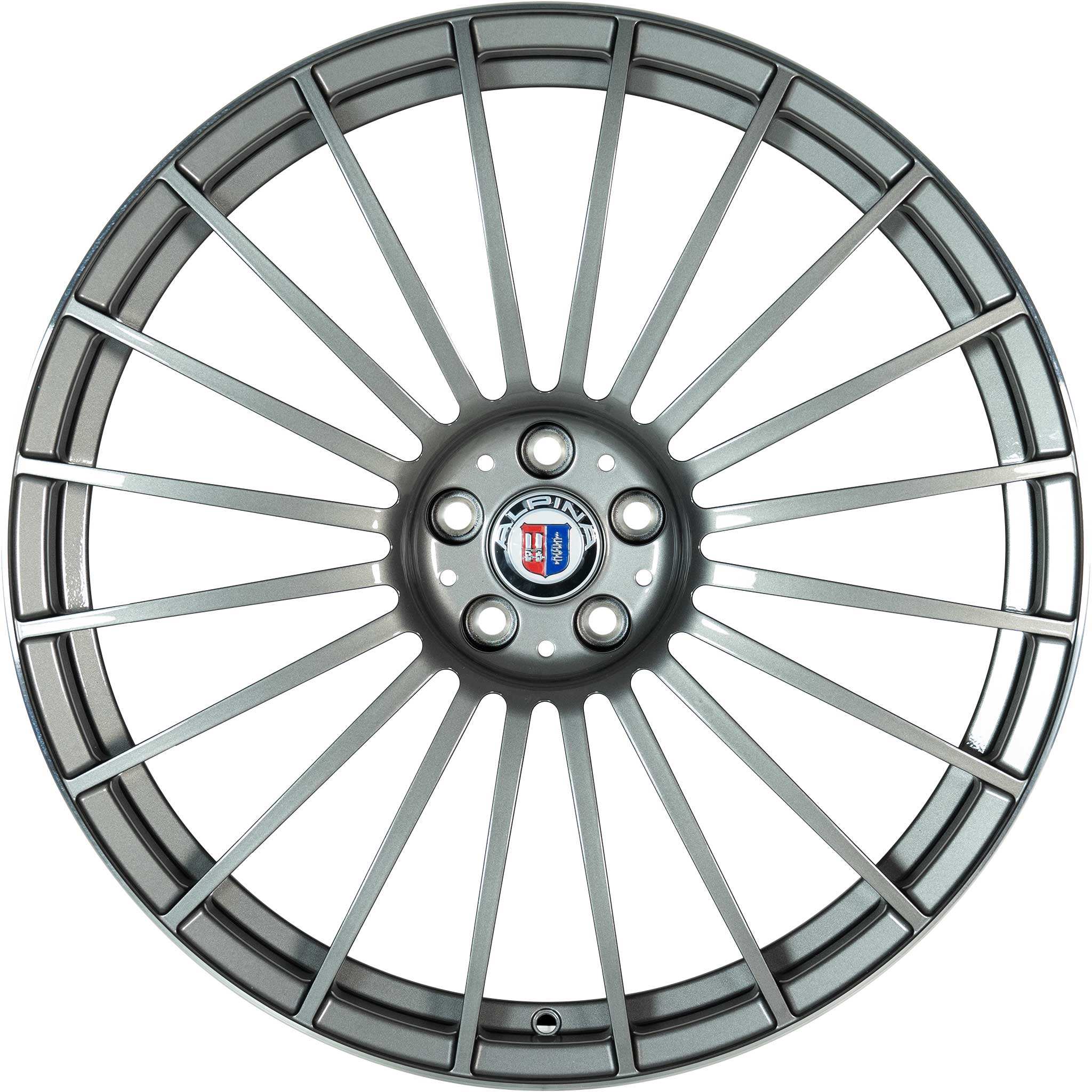 Alpina Classic Forged CS16 Himalaya Grey with Polished Rim Edge Alloy Wheel Product Image #1