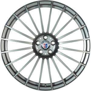 Alpina Classic Forged CS16 Himalaya Grey with Polished Rim Edge Alloy Wheel for Alpina XB7 G07 - Sizes 23in