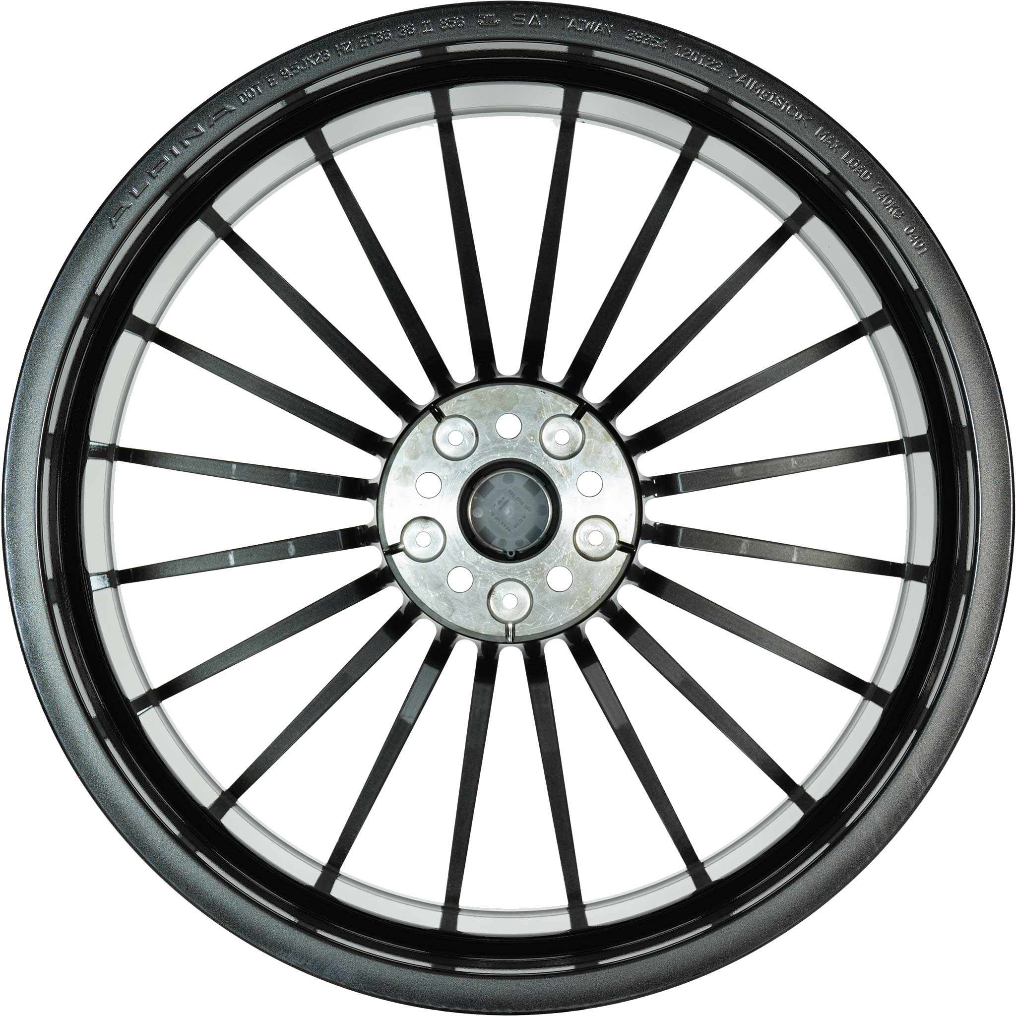 Alpina Classic Forged CS16 Himalaya Grey with Polished Rim Edge Alloy Wheel Product Image #3