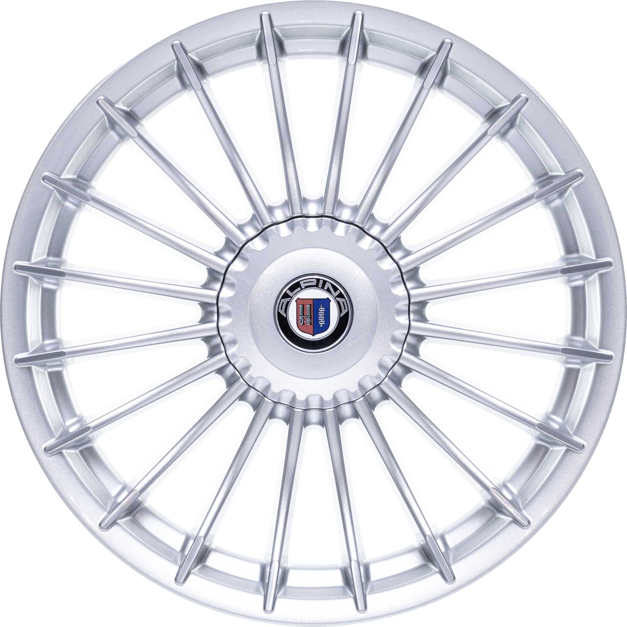 Alpina Classic C10 Silver with Polished Spoke Ends Alloy Wheel Product Image #1