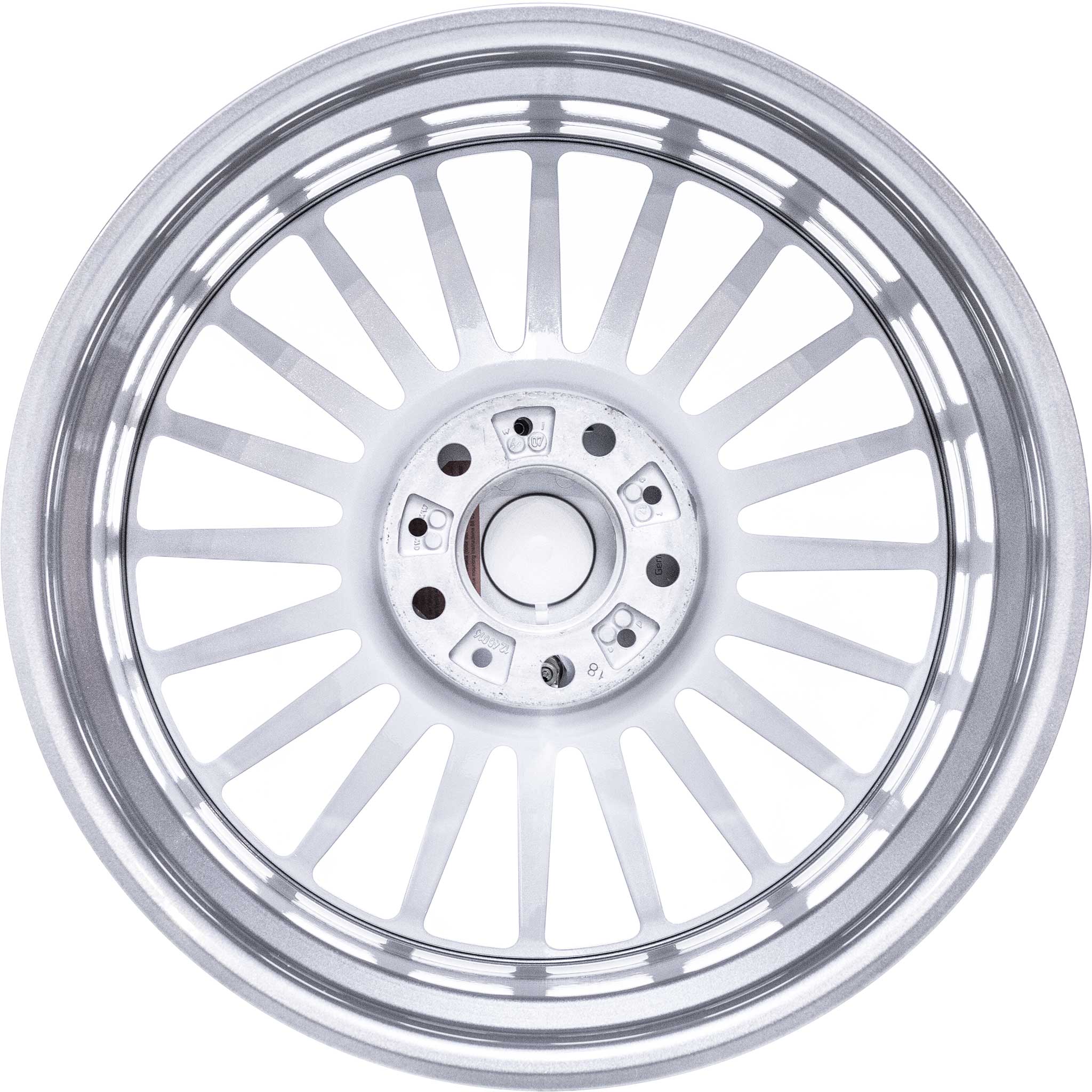 Alpina Classic C96 Silver with Highly Polished Rim Edge Alloy Wheel Product Image #3