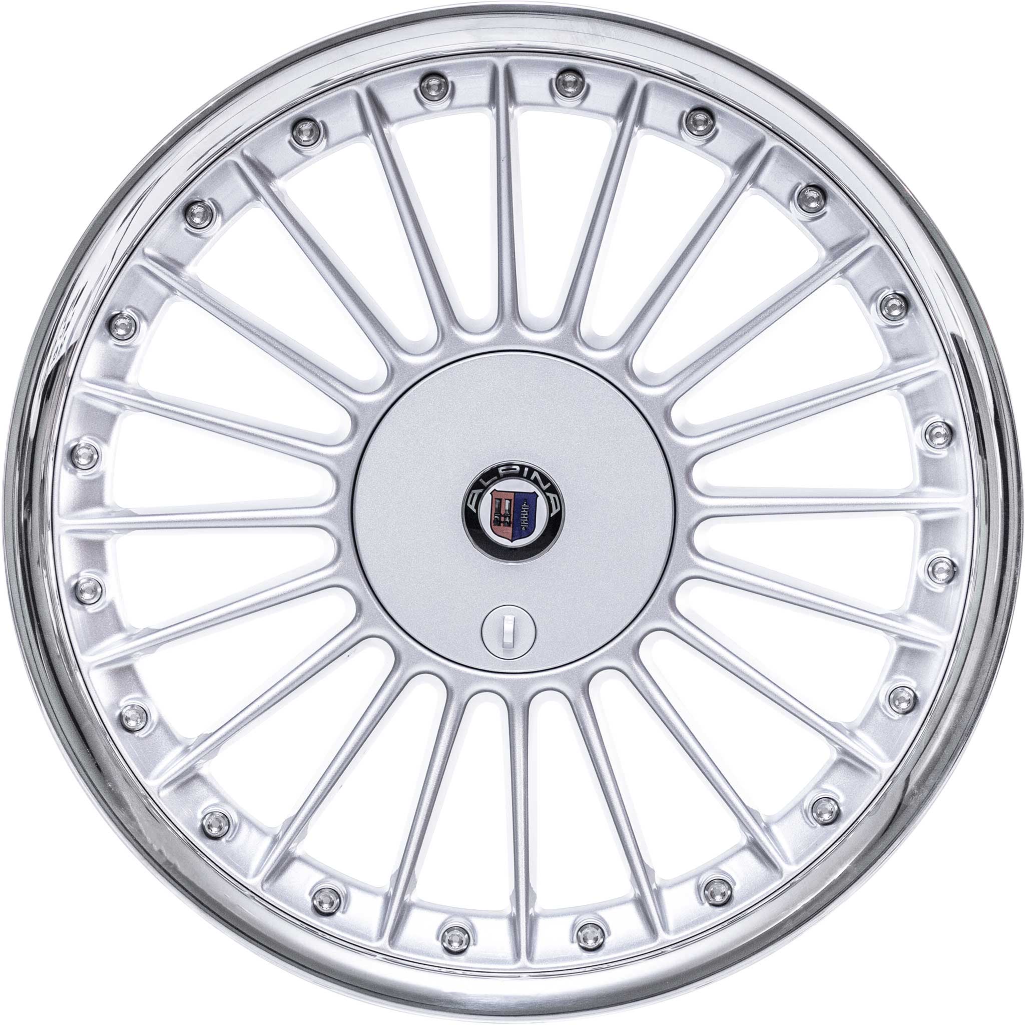Alpina Classic C96 Silver with Highly Polished Rim Edge Alloy Wheel Product Image #1
