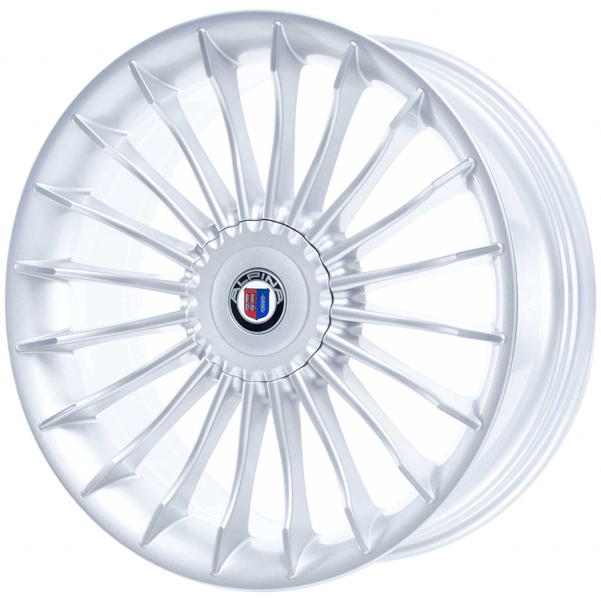 Alpina Classic C09 Silver with Polished Spoke Ends Alloy Wheel Product Image #2