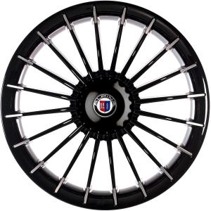 Alpina Classic C09 Black with Polished Spoke Ends Alloy Wheel for BMW 5 Series F07 - Sizes 21in