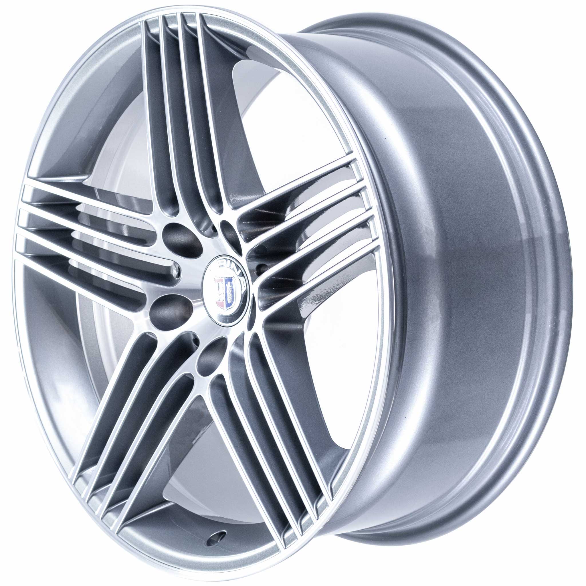 Alpina Dynamic D09 Himalaya Grey with Polished Face Alloy Wheel Product Image #2