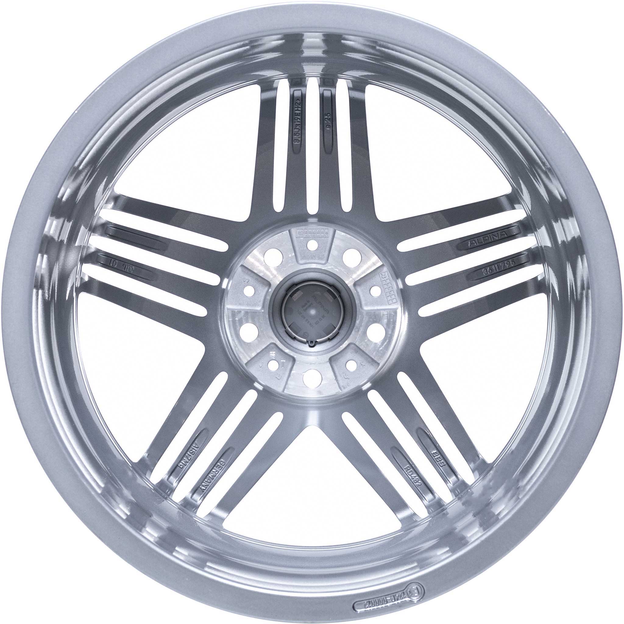Alpina Dynamic D09 Himalaya Grey with Polished Face Alloy Wheel Product Image #3