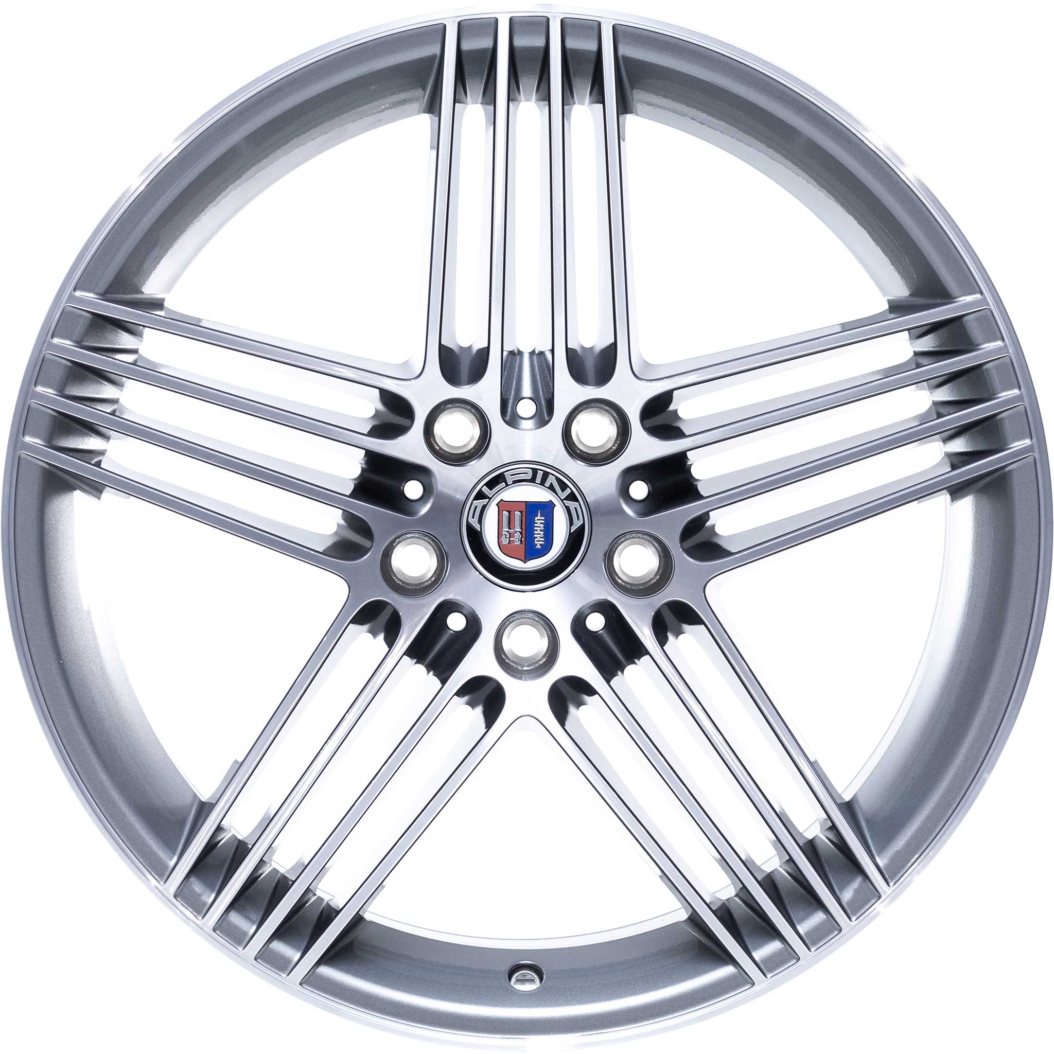 Alpina Dynamic D09 Himalaya Grey with Polished Face Alloy Wheel Product Image #1