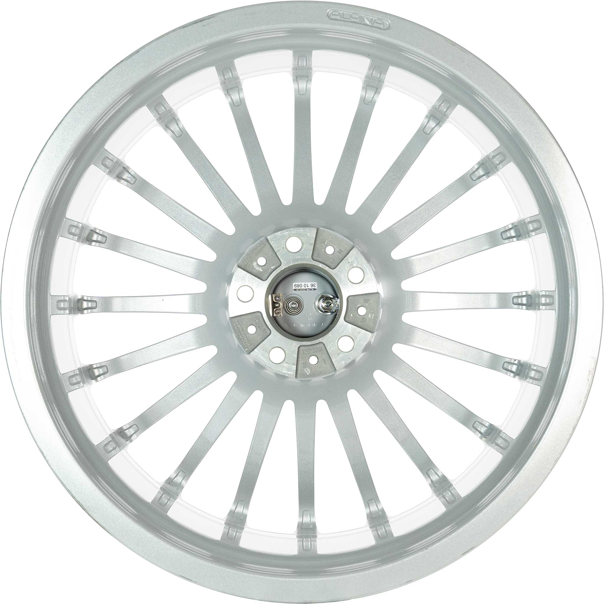 Alpina Classic C11 Silver with Polished Spoke Ends Alloy Wheel Product Image #3