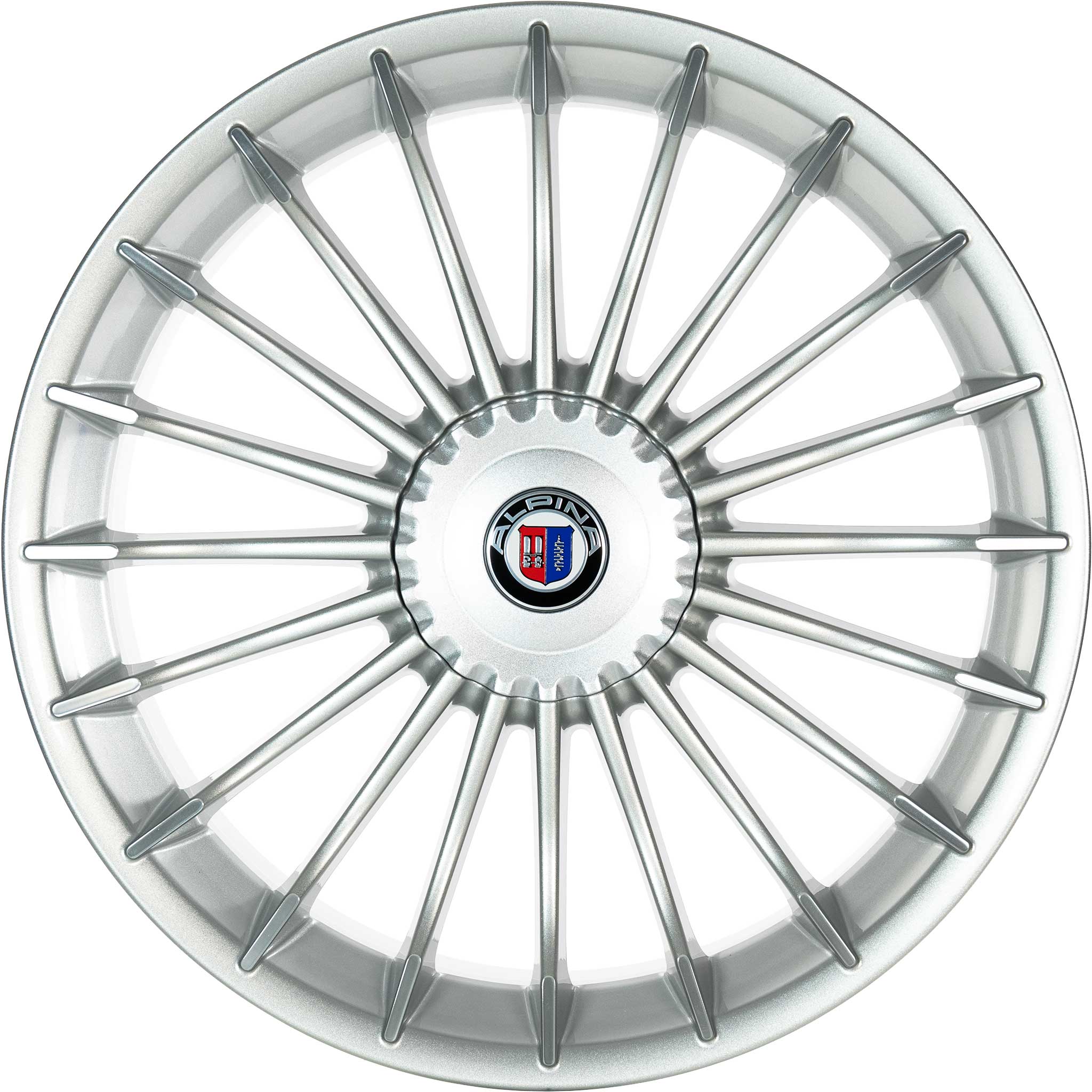 Alpina Classic C11 Silver with Polished Spoke Ends Alloy Wheel Product Image #1
