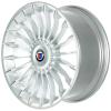 Alpina Classic C11 Silver with Polished Spoke Ends Wheel Img 2