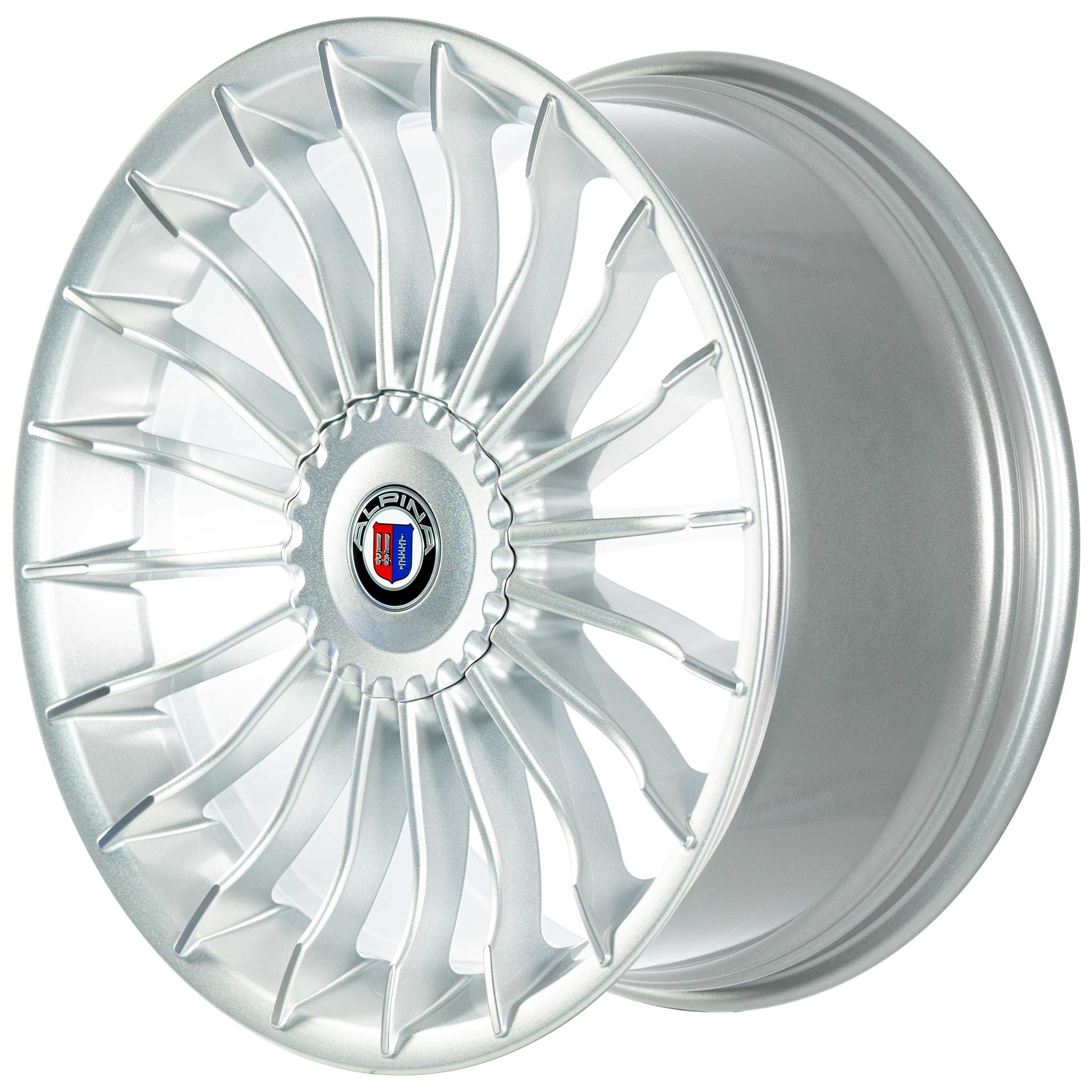 Alpina Classic C11 Silver with Polished Spoke Ends Alloy Wheel Product Image #2
