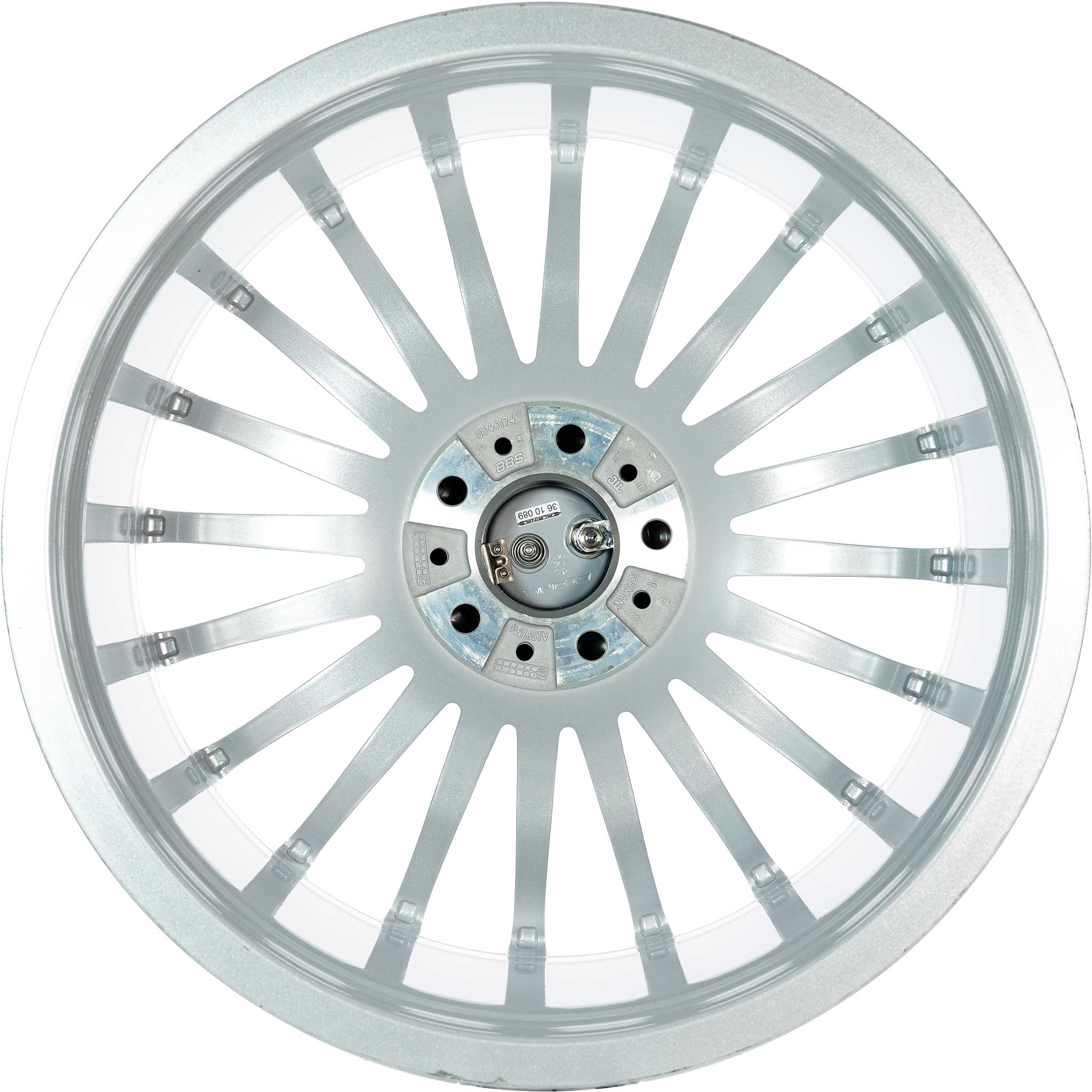 Alpina Classic C11 Silver with Polished Spoke Ends Alloy Wheel Product Image #3
