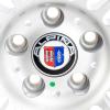 Alpina Classic Forged CS16 Silver with Polished Rim Edge Wheel Img 4