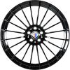 Alpina Classic Forged CS16 Black with Polished Rim Edge Wheel Img 1