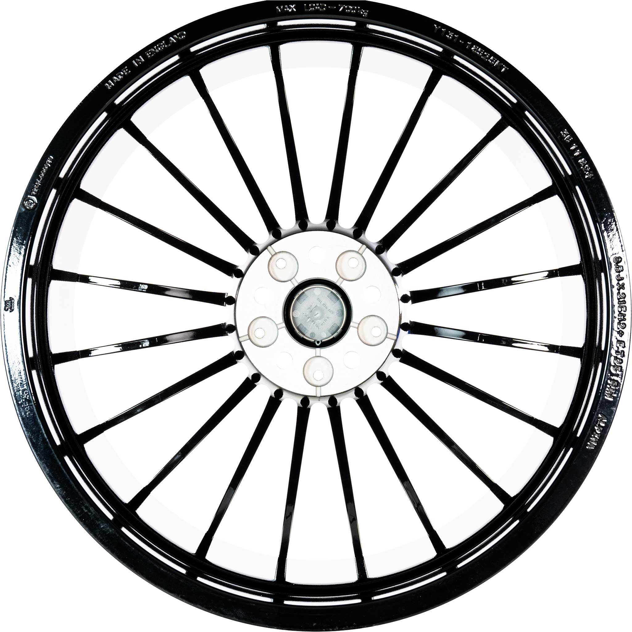 Alpina Classic Forged CS16 Black with Polished Rim Edge Alloy Wheel Product Image #3