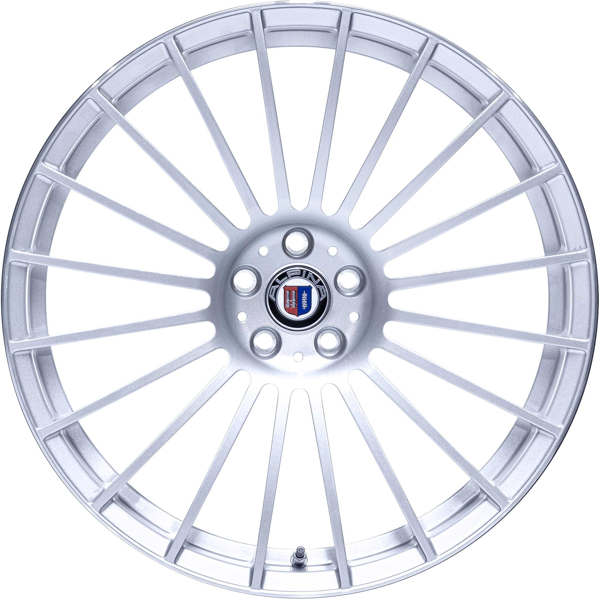 Alpina Classic Forged CS16 Silver with Polished Rim Edge Alloy Wheel Product Image #1