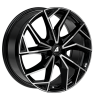Alutec ADX.02 Diamond Black Front Polished Wheel Img 1