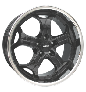 Alutec Boost Diamond Black with Rim Lip Stainless Steel Alloy Wheel - Sizes 20in