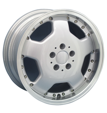 Alutec DTM Pro Silver Edge Polished Alloy Wheel Product Image #1