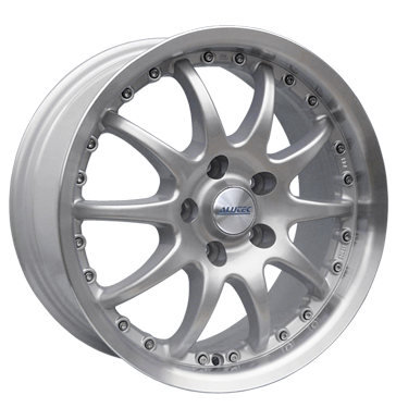 Alutec Kyro Silver Edge Polished Alloy Wheel Product Image #1