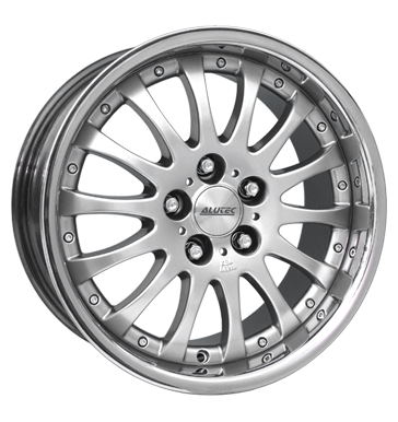 Alutec Magnum Sterling Silver with Rim Lip Stainless Steel Alloy Wheel Product Image #1