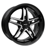 Alutec Poison-Cup Diamond Black Front Polished Wheel Img 2