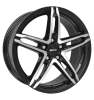 Alutec Poison Diamond Black Front Polished Wheel Img 2