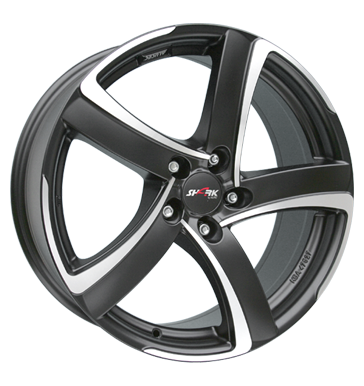 Alutec Shark Racing Black Front Polished Alloy Wheel Product Image #2
