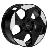 Alutec Solar Diamond Black Front Polished Wheel Img 1