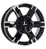 Alutec Titan Diamond Black Front Polished Wheel Img 2