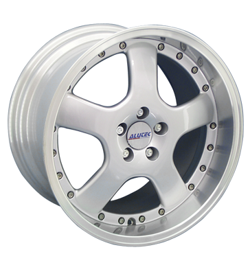 Alutec Vantastic Pro Silver Edge Polished Alloy Wheel Product Image #1