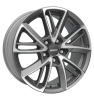 Alutec Xplosive Matt Graphite Front Polished Wheel Img 2