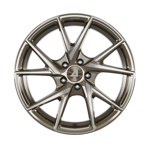 Alutec ADX.01 Metallic-Bronze Front Polish Alloy Wheel Product Image #1