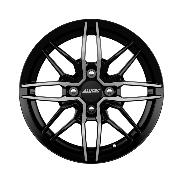 Alutec Burnside Diamond Black Front Polished Alloy Wheel Product Image #1
