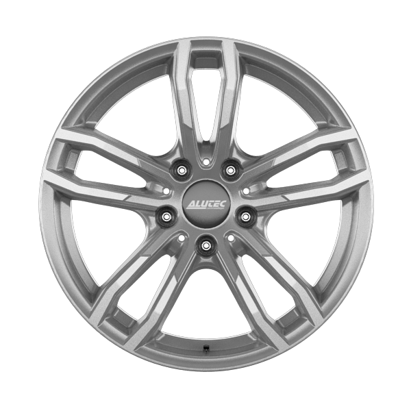 Alutec Drive X Metal-Grey-Front-Polished Alloy Wheel Product Image #1