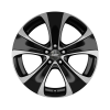 Alutec Dynamite Diamond Black Front Polished Wheel Img 1