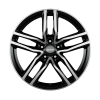 Alutec Ikenu Diamond Black Front Polished Wheel Img 1