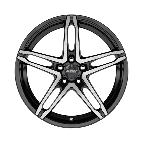 Alutec Poison Diamond Black Front Polished Alloy Wheel Product Image #1