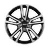Alutec Tormenta Diamond Black Front Polished Wheel Img 1